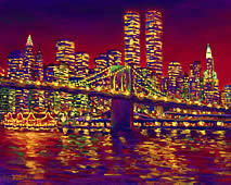 Click here to view the city chic art collection, featuring contemporary paintings of city skylines, and cityscapes. 